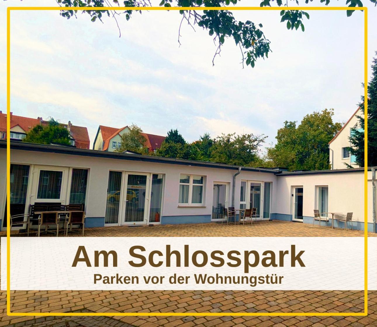 Fewo Urban Gotha-Apartment Ekhof- Am Schlosspark- Parken An Der Der Tuer- Barrierefrei, 900 Meter Zum Bahnhof - Wallbox Esterno foto